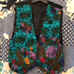 Boho Balinese beaded vest